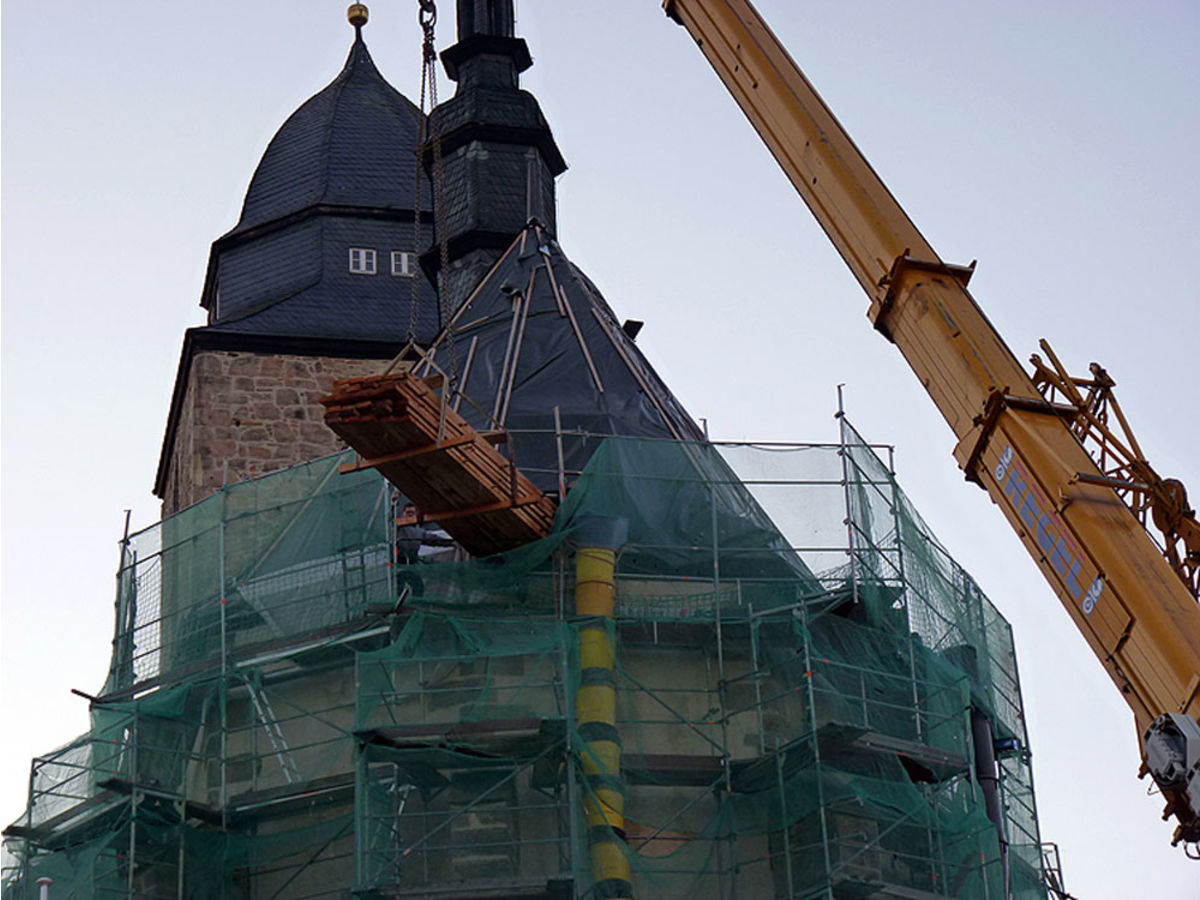 Kirchenrenovierung 2010 / 2011 (Foto: Karl-Franz Thiede)